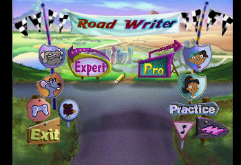 Road Writer Title Screen